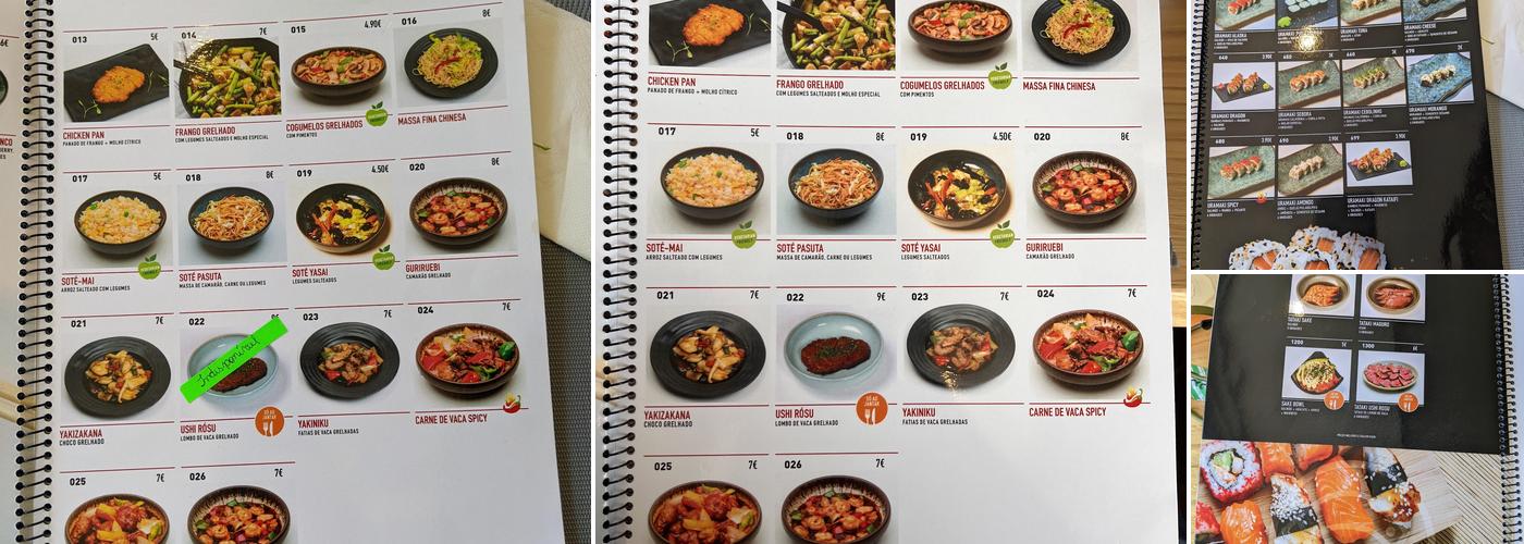 TASTE HOUSE SUSHI - LEÇA DA PALMEIRA Menu