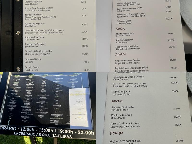 O Novo Casarão do Castelo Menu