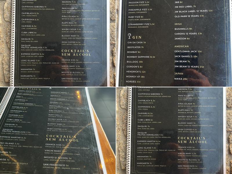 Low Riders Menu