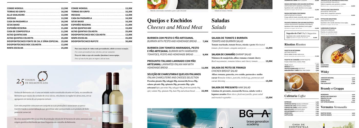 Pizzaria Famiglia Menu