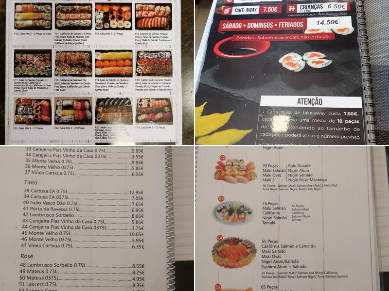 Ginza Menu
