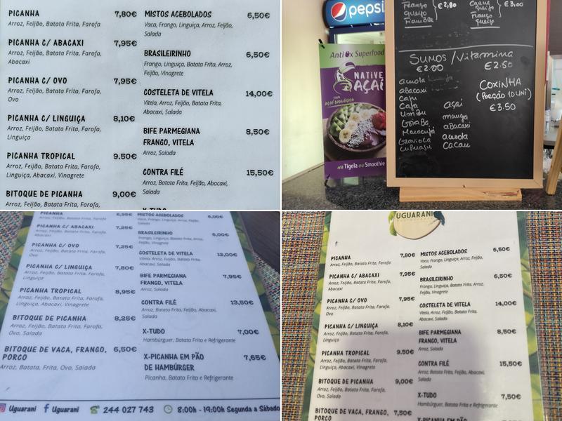 Uguarani Menu