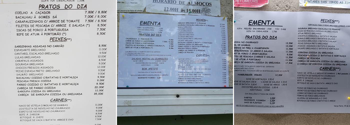 Jardim Menu