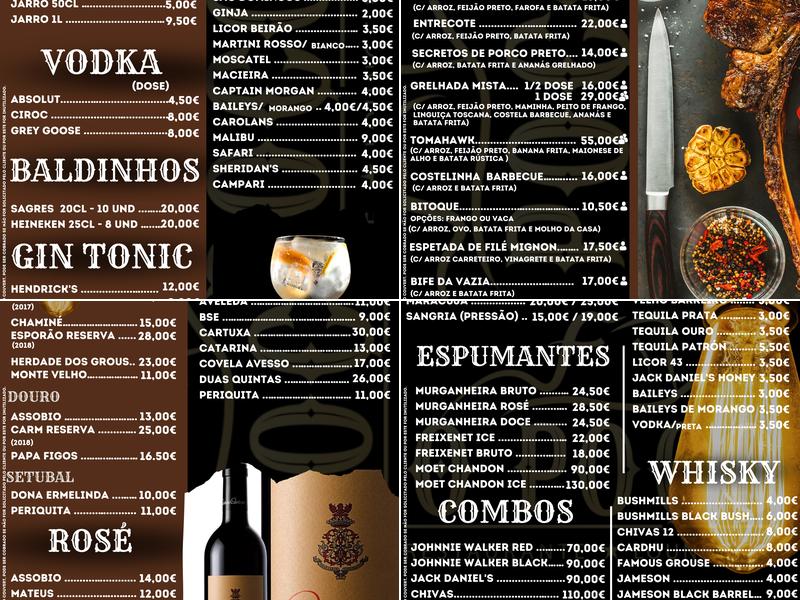 O Poço (Restaurante O Poço) Menu