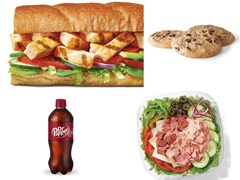 Subway Menu