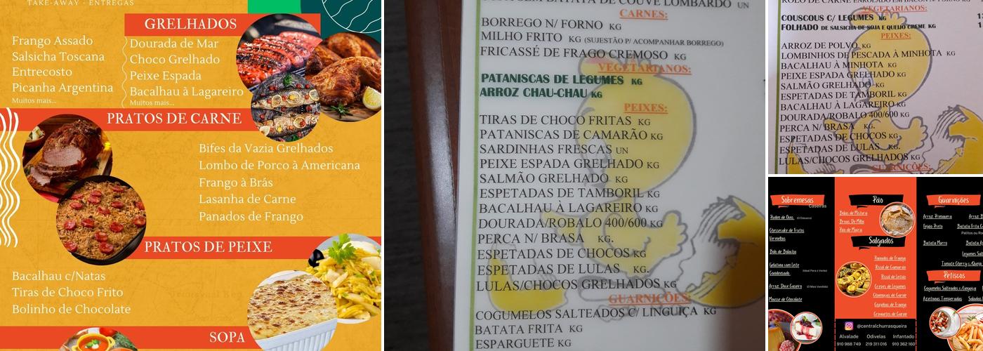 Churrasqueira Central do Infantado Menu