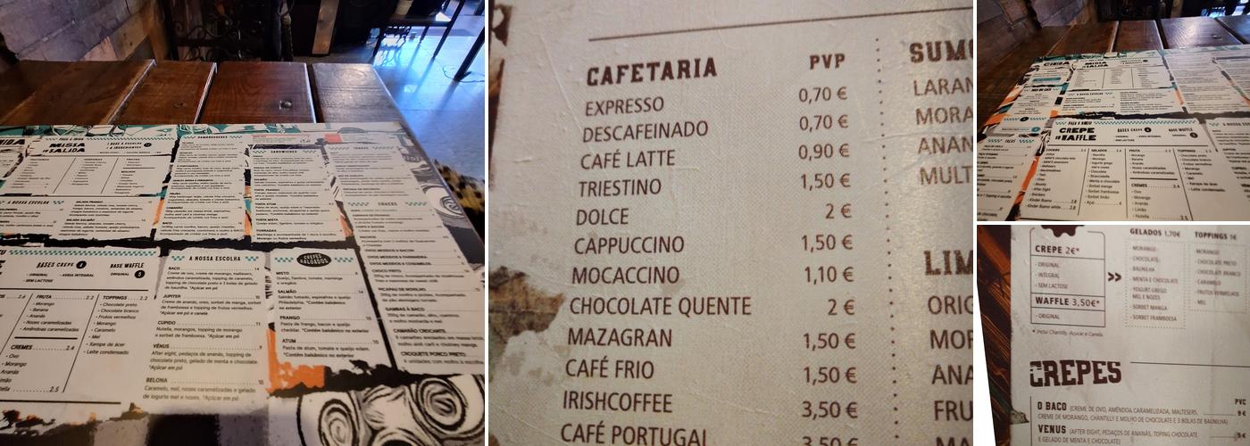 Baco (Baco Seixal) Menu