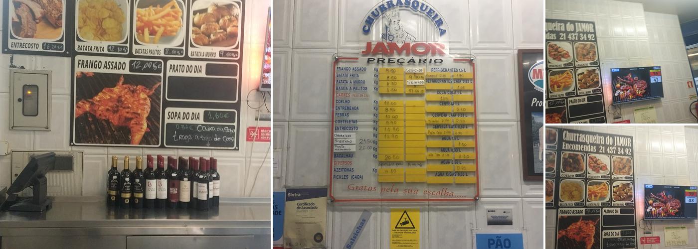 Churrasqueira do Jamor Menu