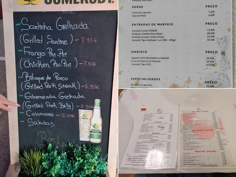 Restaurante Pic-nic Menu