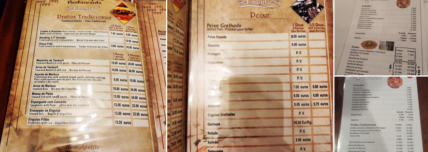 3ª Geração Menu