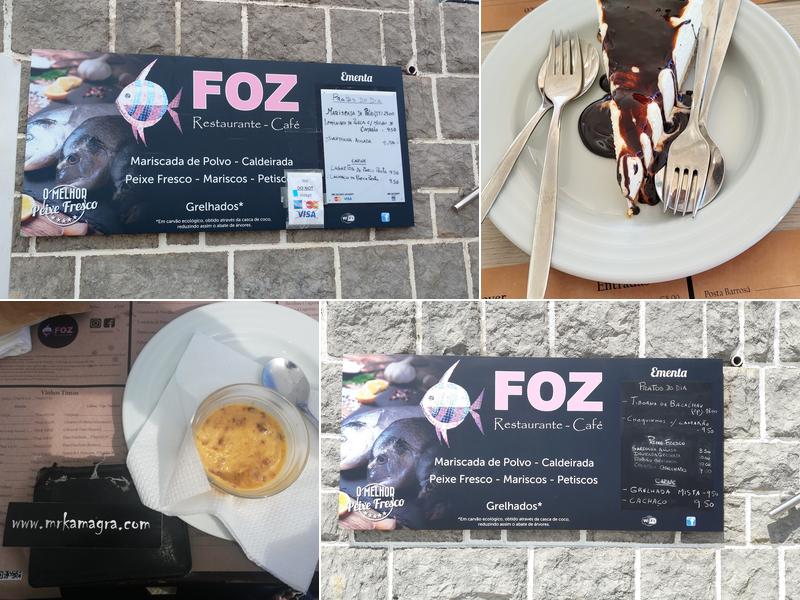Foz Restaurante Menu