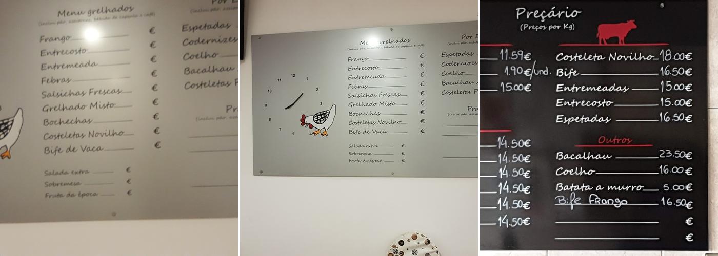 Frango Dourado (Frango Dourado Lourinhã) Menu