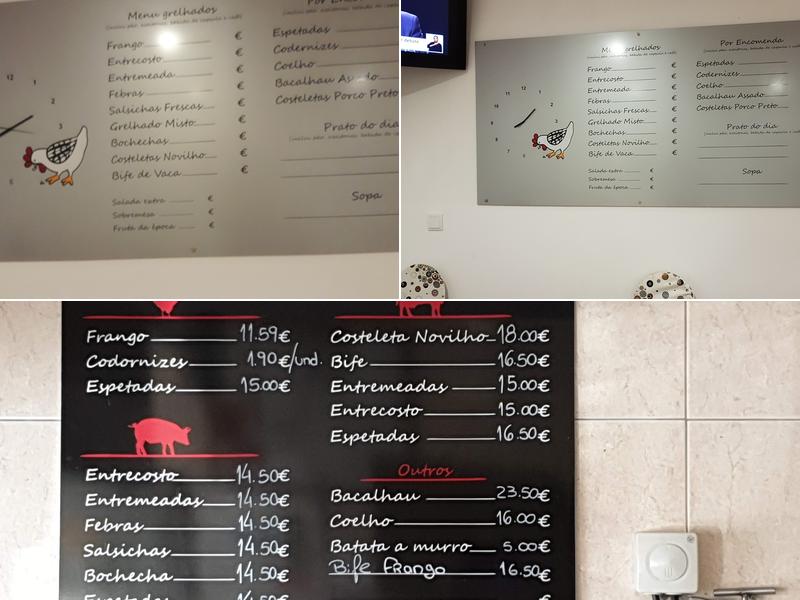 Frango Dourado (Frango Dourado Lourinhã) Menu