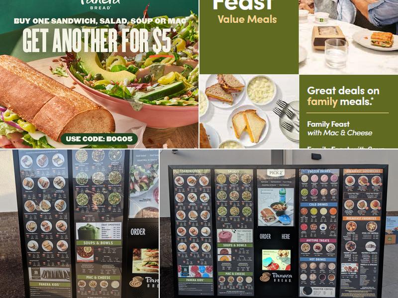 Panera Bread Menu