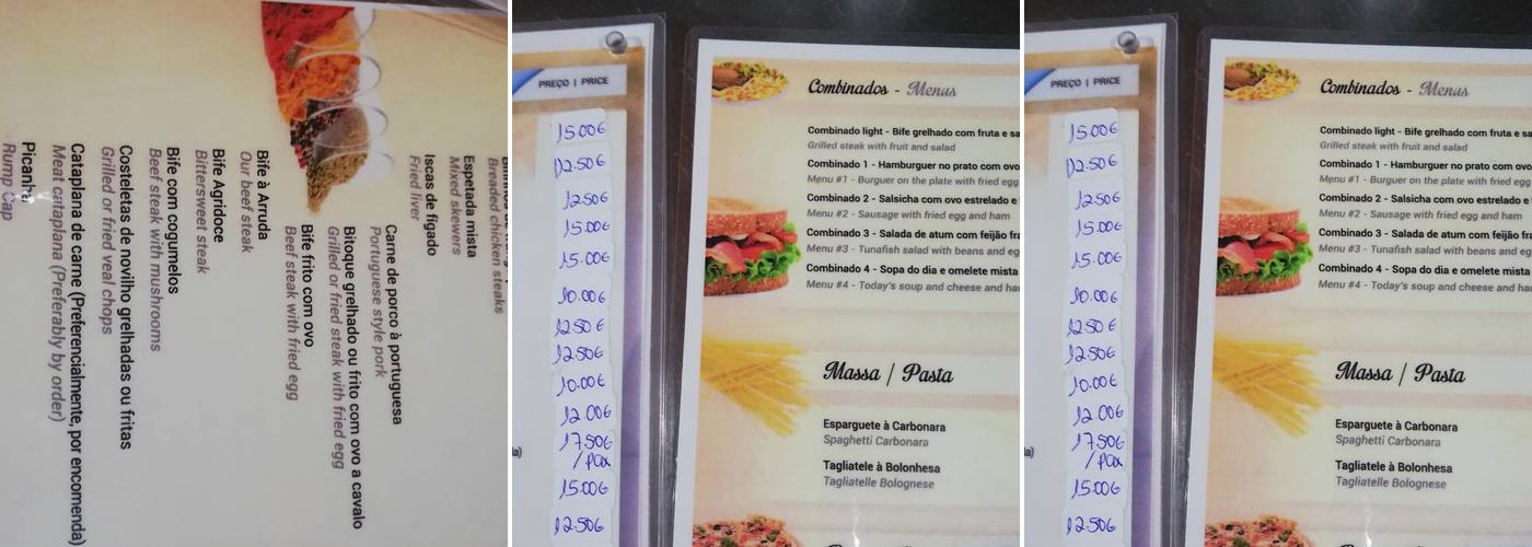 Restaurante Pub Arruda (Pub Arruda) Menu