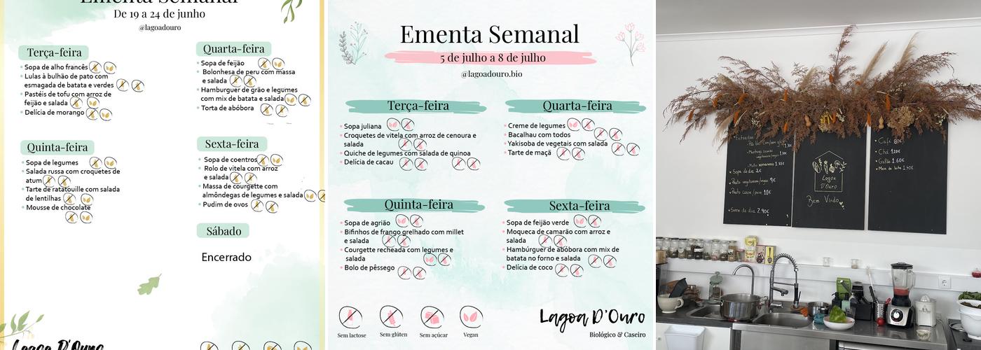 Lagoa D'Ouro Menu