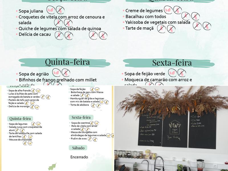 Lagoa D'Ouro Menu