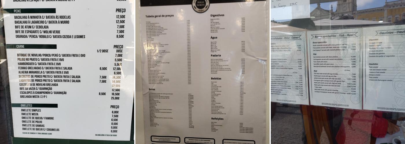 Espaço P Menu