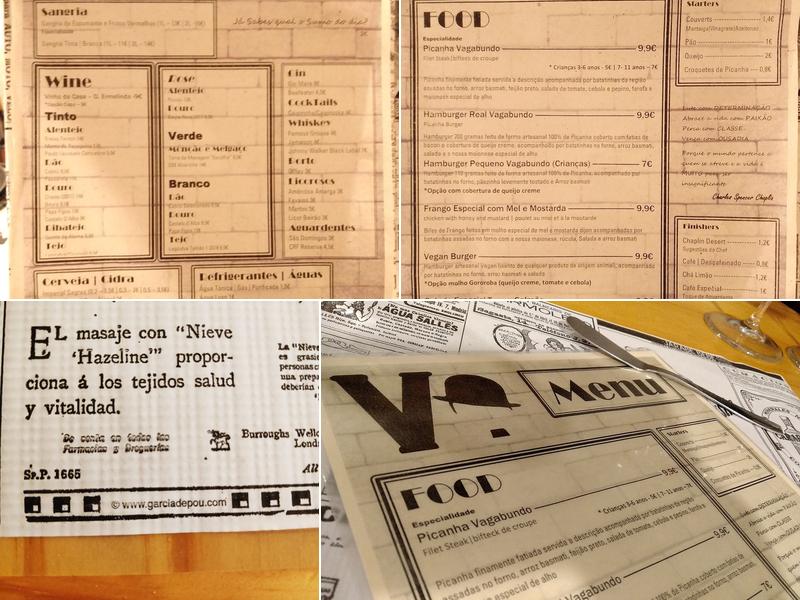 Vagabundo d'Arroz & Feijão - Mafra Menu