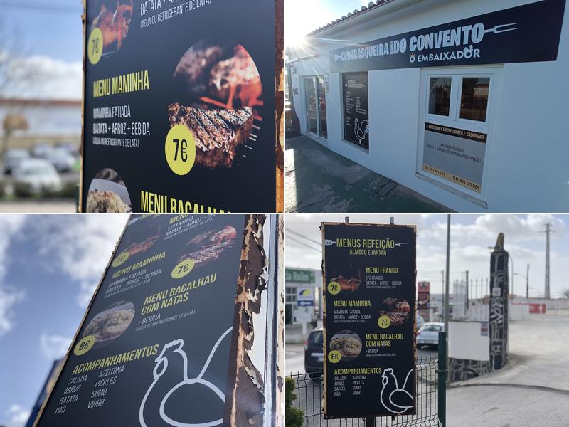 Churrasqueira Frango do Convento Menu