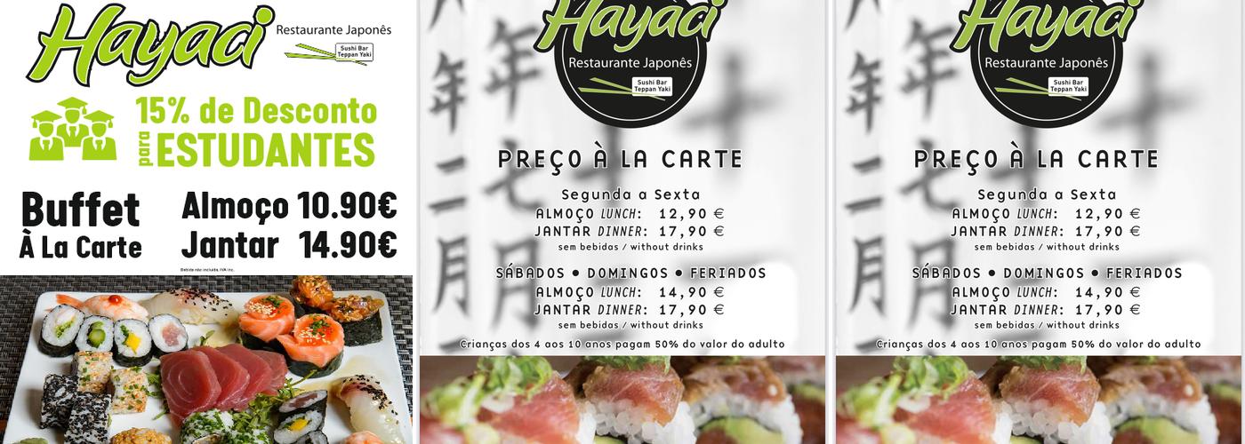 Hayaci Menu