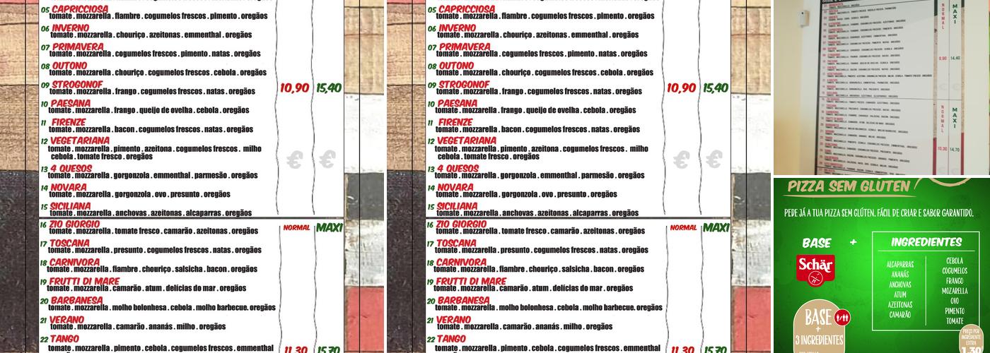 Mr.Pizza Menu