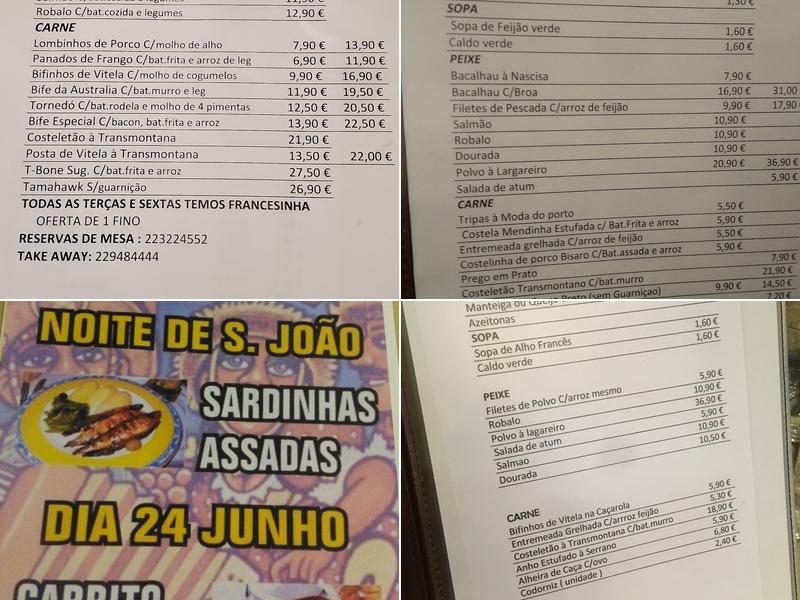 Restaurante Mister Churrasco-churrasqueira Menu