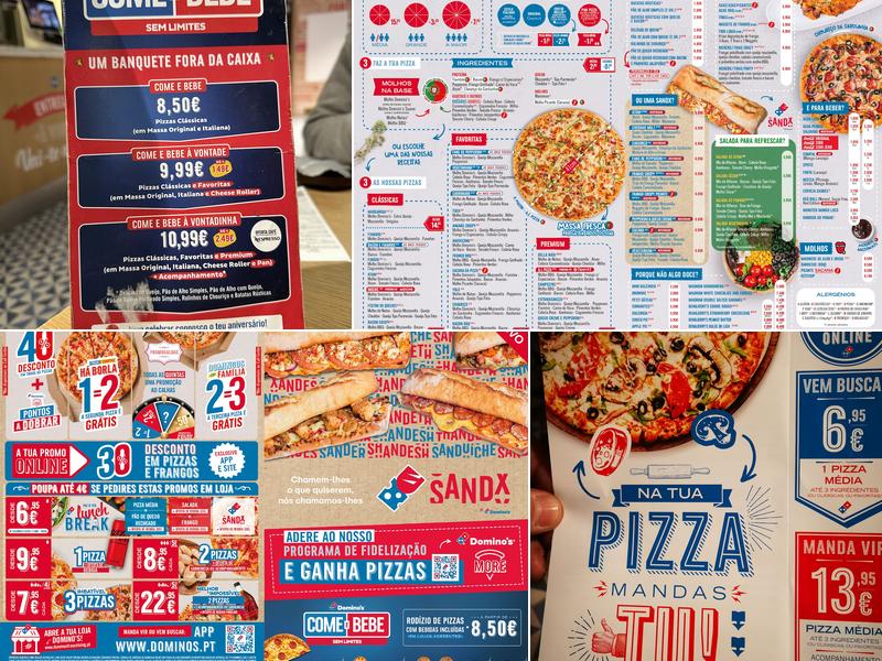 Domino's Pizza porto Menu