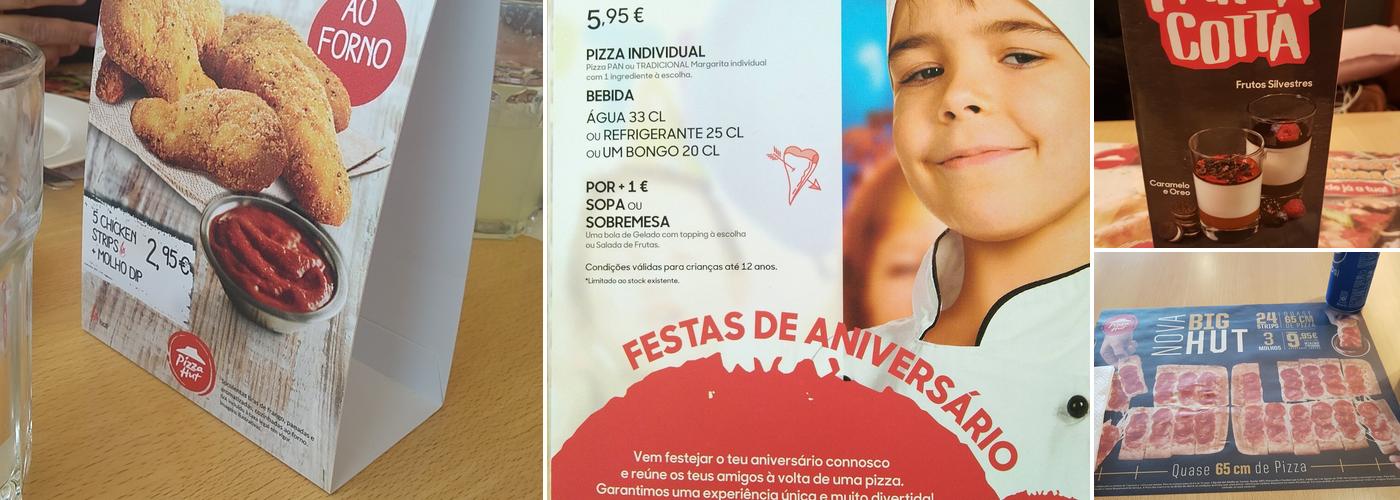 Pizza Hut Parque da Maia Menu
