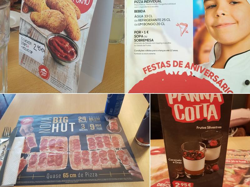 Pizza Hut Parque da Maia Menu
