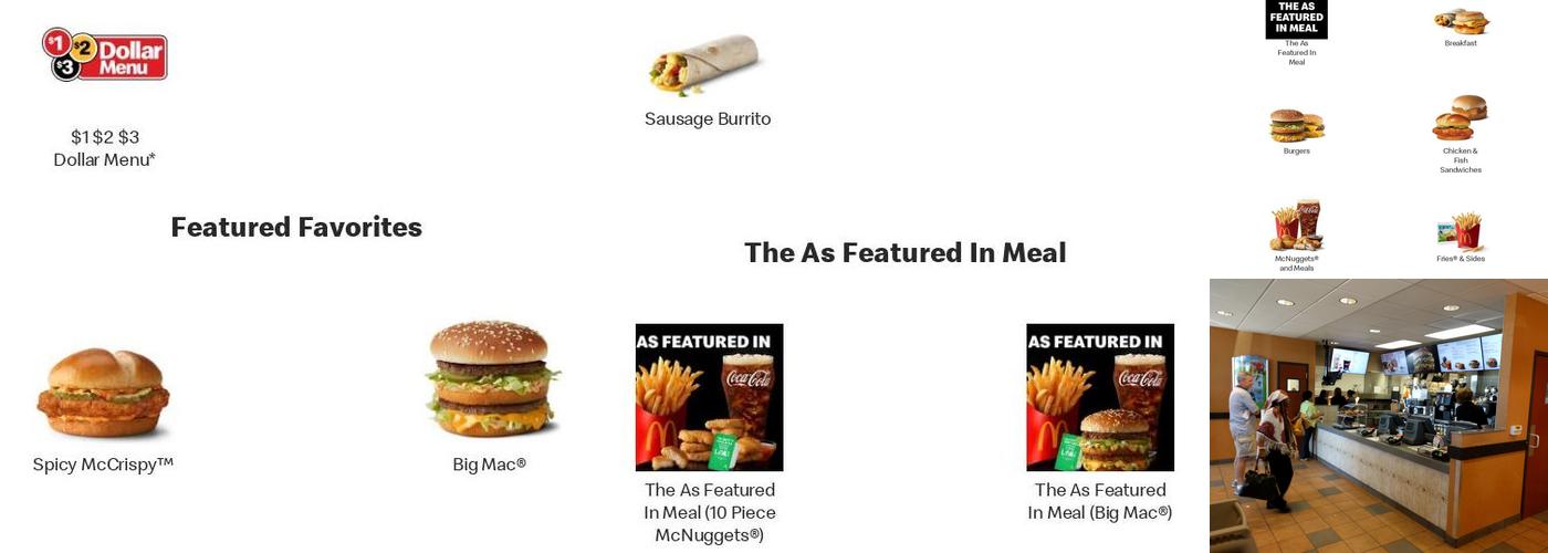 McDonald's Menu