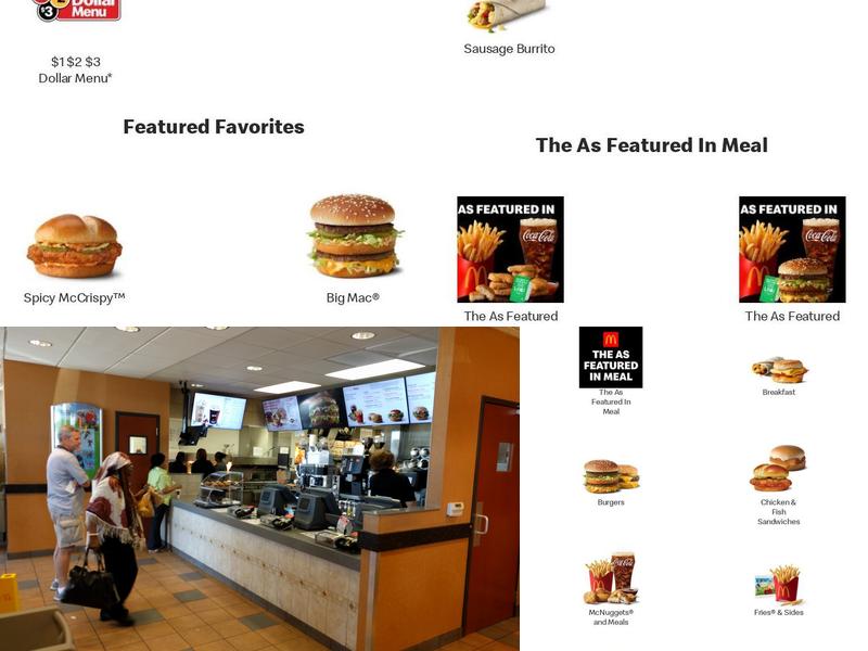 McDonald's Menu