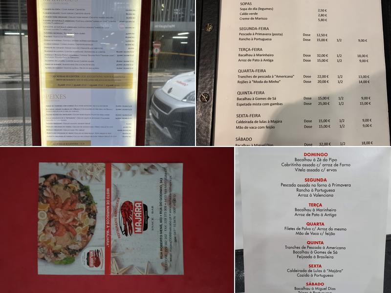 Majára Menu