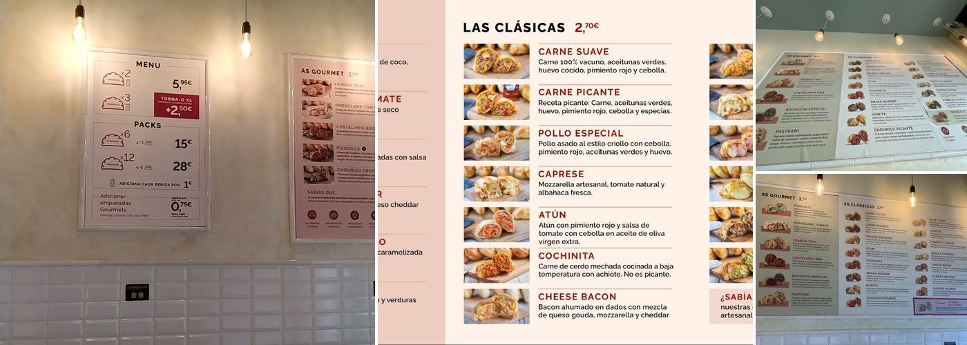 Empanadas Malvón Menu