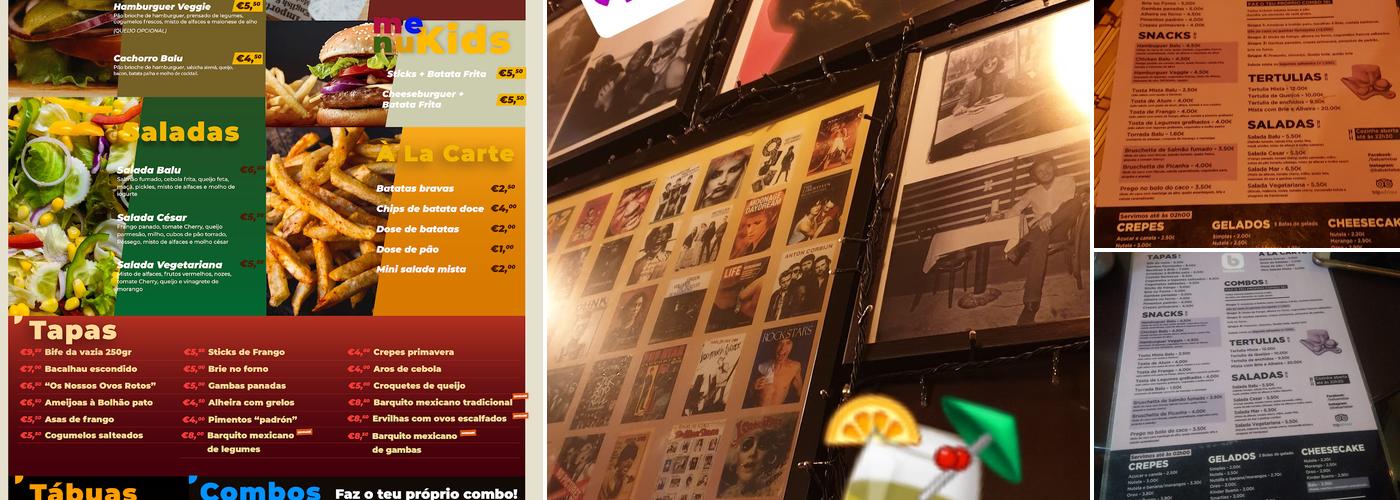 Baluarte Bar Menu