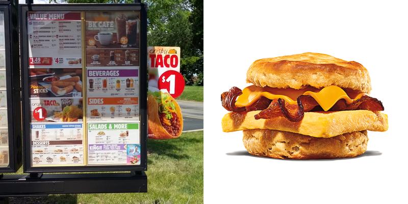 Burger King Menu