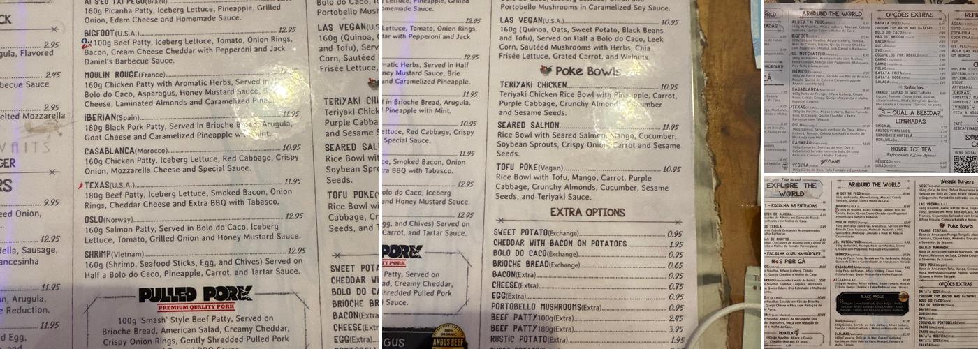 2Burger Menu