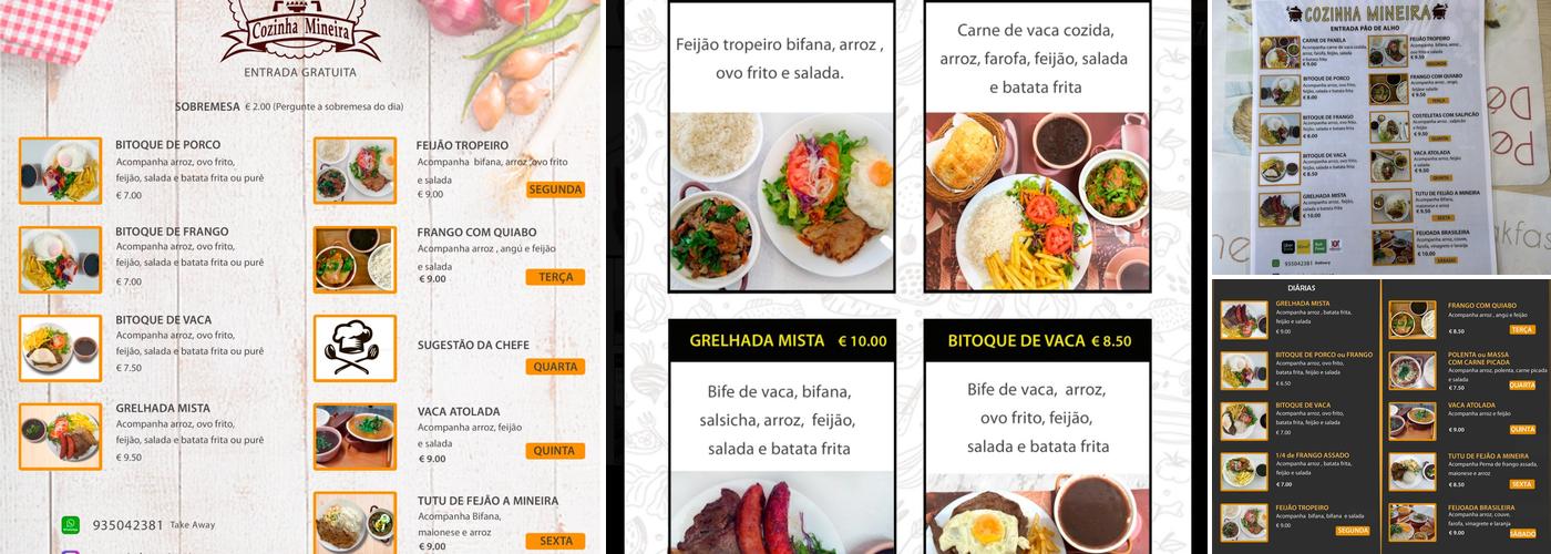 Cozinha Mineira Montijo Menu