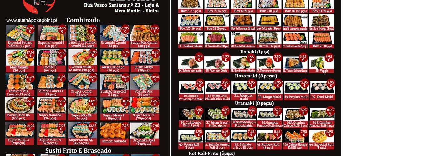 Sushi Point Menu