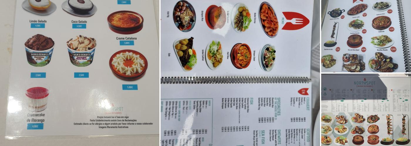 Arimar Menu