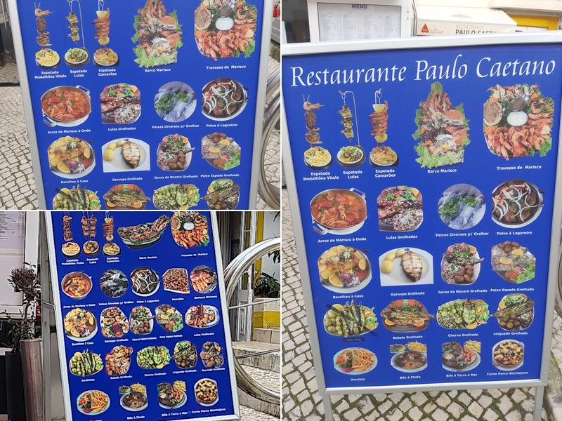 Restaurante Paulo Caetano Menu