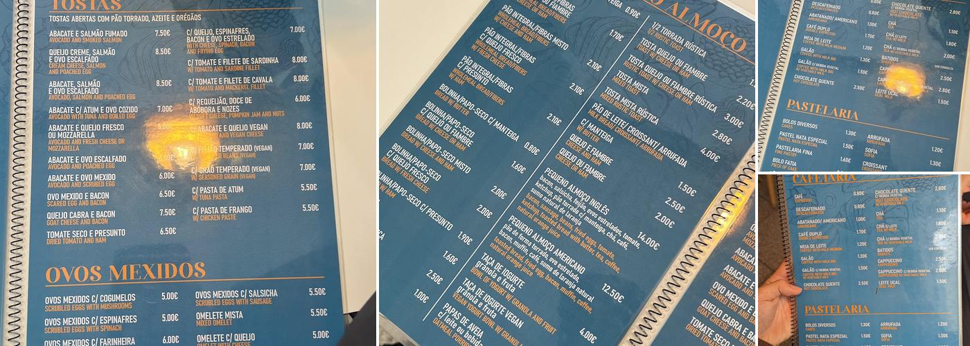 Augusta Menu