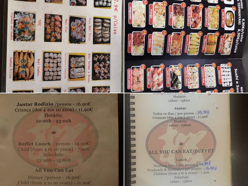 Restaurante Japonês - SAKURA Menu