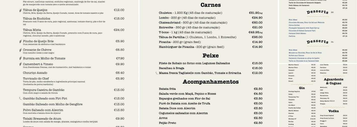 7imeio winebar Menu