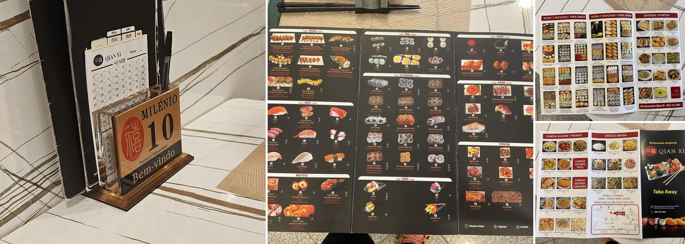 Restaurante Asiático QianXi Menu