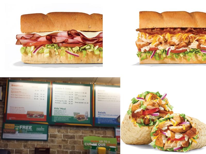 Subway Menu