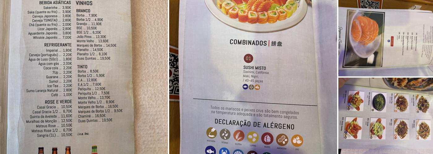Sushicome Setúbal Menu
