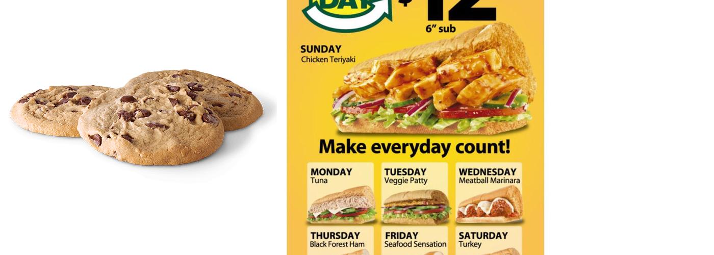 Subway Menu