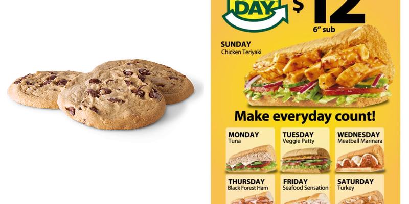 Subway Menu