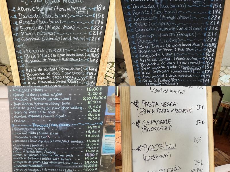 Restaurante D Raiz Menu